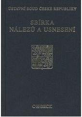 kniha Sbírka nálezů a usnesení., C. H. Beck 2010