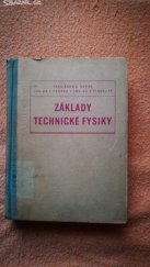 kniha Základy technické fysiky. 1. [díl], SNTL 1958