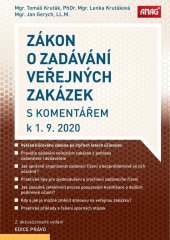 kniha Zákon o zadávání veřejných zakázek s komentářem k 1. 9. 2020, Anag 2020