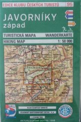 kniha Javorníky - západ Turistická mapa, Klub českých turistů 1994