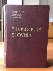 kniha Filosofický slovník, Občanská tiskárna 1937