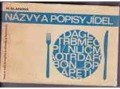 kniha Názvy a popisy jídel česky, rusky, anglicky, německy, francouzsky, Merkur 1980