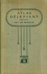 kniha Atlas dějepisný pro potřebu škol měšťanských, Česká grafická Unie 1914