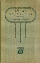 kniha Atlas dějepisný pro potřebu škol měšťanských, Česká grafická Unie 1914