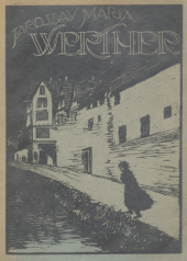 kniha Werther Rom. mladé lásky, Obzina 1925