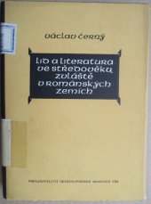kniha Lid a literatura ve středověku, zvláště v románských zemích, Československá akademie věd 1958