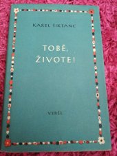 kniha Tobě, živote! verše, Práce 1951