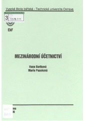 kniha Mezinárodní účetnictví, VŠB - Technická univerzita 2006