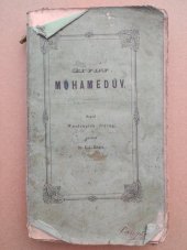 kniha Život Mohamedův, Jaroslav Pospíšil 1854