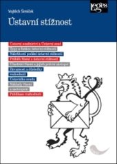 kniha Ústavní stížnost, Leges 2018