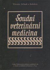 kniha Soudní veterinární medicína, SZN 1958