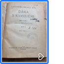 kniha Dáma s kameliemi, František Bačkovský 1919