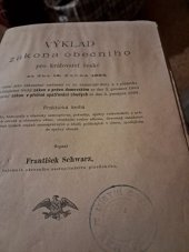 kniha Výklad zákona obecního pro království české Ze dne 16.dubna 1864, J.OTTO 1877