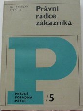 kniha Právní rádce zákazníka, Práce 1970