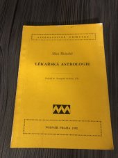 kniha Lékařská astrologie, Vodnář 1992