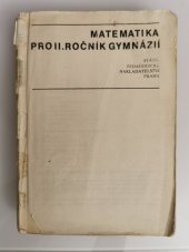 kniha Matematika pro 2. ročník gymnázií, SPN 1985