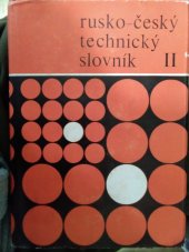 kniha Rusko-český technický slovník II., SNTL 1974