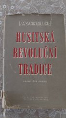 kniha Husitská revoluční tradice, SNPL 1953