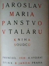 kniha Panstvo v taláru Kniha soudců, Sfinx 1928