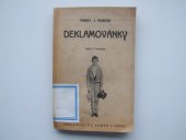 kniha [Frant. Jaromíra Rubeše Deklamovánky], I.L. Kober 1886