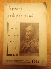 kniha Koruna neuvadlá mučedlníků božích českých [Poprava českých pánů na Staroměstském náměstí roku 1621], Křesťanský spolek mladíků v Čechách 1931