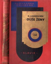kniha Duše ženy, Českomoravské podniky tiskařské a vydavatelské 1929