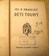 kniha Děti touhy, Fr. Borový 1914