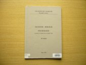 kniha Filosofie - biologie - psychologie kapitoly ze srovnávací teorie vědy, Filosofický seminář, Katedra teorie 2002