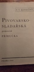 kniha Pivovarsko-sladařská pomocná příručka, Pivovarské nakladatelství 1949