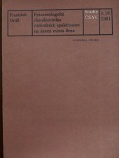 kniha Fytocenologická charakteristika ruderálních společenstev na území města Brna, Academia 1981