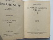 kniha Za války i za sovětů v Rusku, Adolf Synek 1925