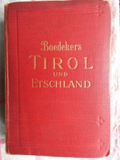 kniha Tirol, Karl Baedeker 1929