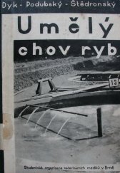 kniha Umělý chov ryb, Stud. organ. čs. vet. mediků 1949