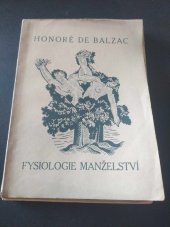 kniha Fysiologie manželství, Věnc. Boučková 1922