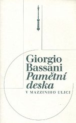 kniha Pamětní deska v Mazziniho ulici, Sefer 2001