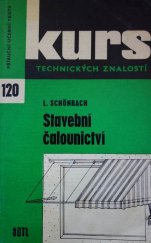 kniha Stavební čalounictví Přehled prací prováděných v oboru, SNTL 1965