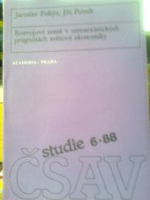 kniha Rozvojové země v nemarxistických prognózách světové ekonomiky, Academia 1988