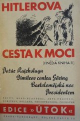 kniha Hitlerova cesta k moci Hnědá kniha II., E. Pleskotová 1934