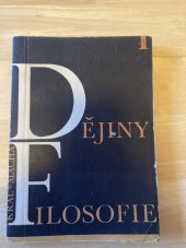 kniha Přehled dějin filosofie I filosofie starověká a středověká, Osvetový ústav 1967