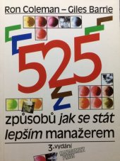 kniha 525 způsobů jak se stát lepším manažerem, Management Press 1997