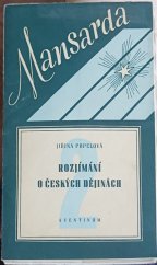 kniha Rozjímání o českých dějinách, Aventinum, Ot. Štorch-Marien 1948