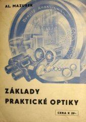 kniha Základy praktické optiky. I. díl, - Optické výpočty, Obzor 1939