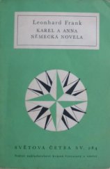 kniha Karel a Anna Německá novela, SNKLU 1962