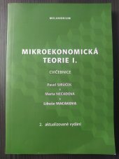 kniha Mikroekonomická teorie I. 2. aktualizované vydání, Melandrium 2003
