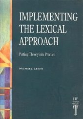 kniha Implementing the Lexical Approach Paperback , LTP 1997