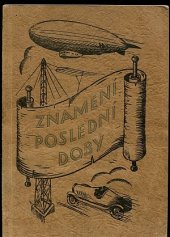 kniha Znamení poslední doby, Adventní nakladatelství 1928