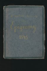kniha Epigramy 1845, Česká grafická Unie 1921