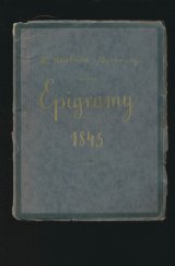 kniha Epigramy 1845, Česká grafická Unie 1921