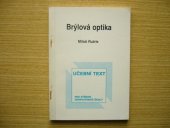 kniha Brýlová optika, Institut pro další vzdělávání pracovníků ve zdravotnictví 1993