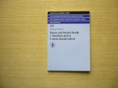 kniha Kauce při hrozící škodě v římském právu cautio damni infecti, Masarykova univerzita 2000